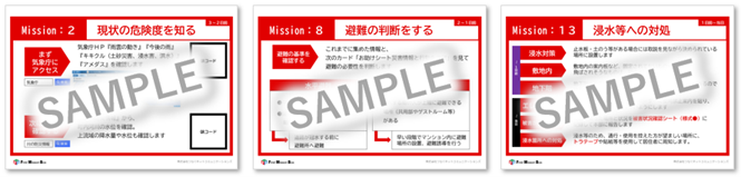 ファーストミッションボックス水害編・手順カード例